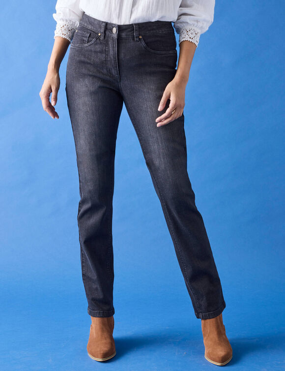 Jean stretch coupe droite (noir) Jean stretch coupe droite (noir)